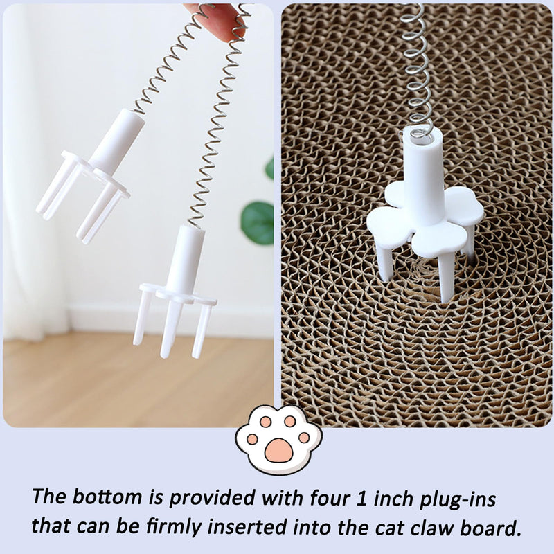 YOOLEETC 6PCS Cat Toys,Cat Wand Toy,Cat Scratcher Toys,Cat Scratcher Plug-ins & Cat Fun Themselves Play Toys,Fun Toy for Cat Kitty Kitten Puppy. (6PCS) - PawsPlanet Australia