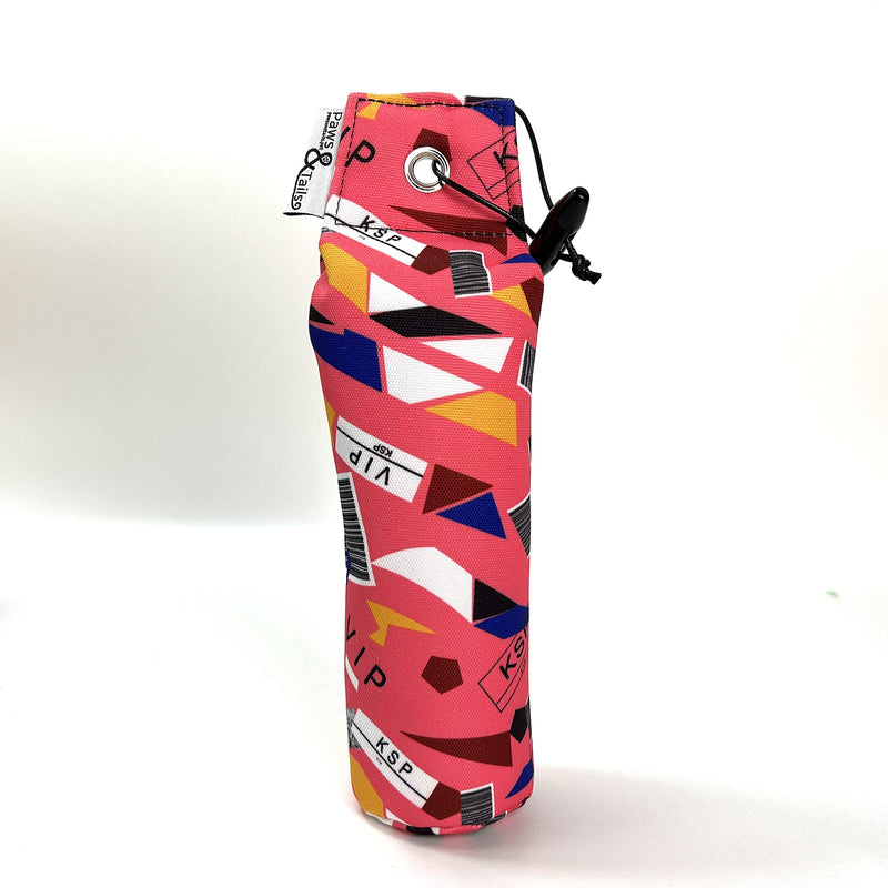 Chameleon Gun Dog Training Dummy Toy - Pink Retro Pattern (250g) 250g - PawsPlanet Australia