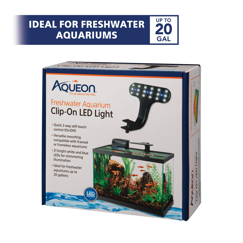 Aqueon Aquarium Clip-On LED Light Freshwater - PawsPlanet Australia