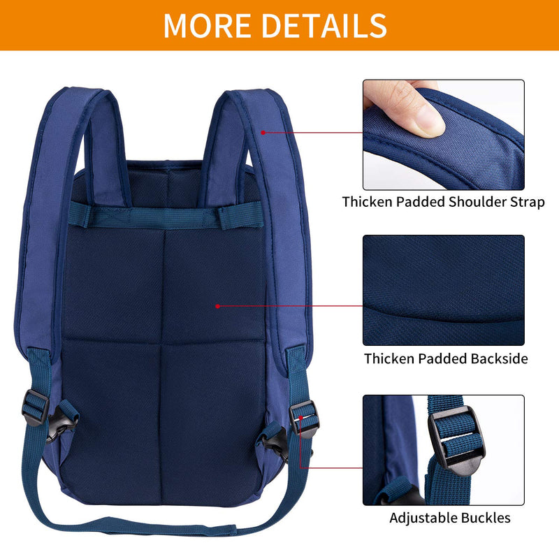 Legs Out Front Pet Dog Carrier Front Chest Backpack, Adjustable Hands-Free Backpack Travel Bag for Small Medium Dog Puppy Cat Outdoor, Shoulder Strap Padded Leg Spacing 21 CM x Length 40 CM RedBlue-Stripe - PawsPlanet Australia