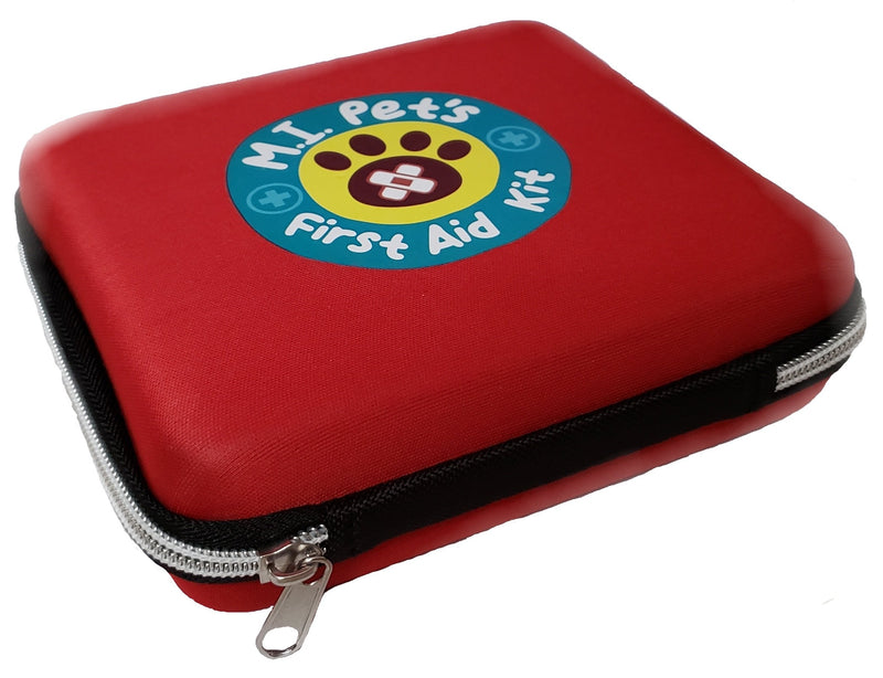 [Australia] - M.I. Pet's - 76 Piece Pet First Aid Kit with a Collapsible Food or Water Bowl 