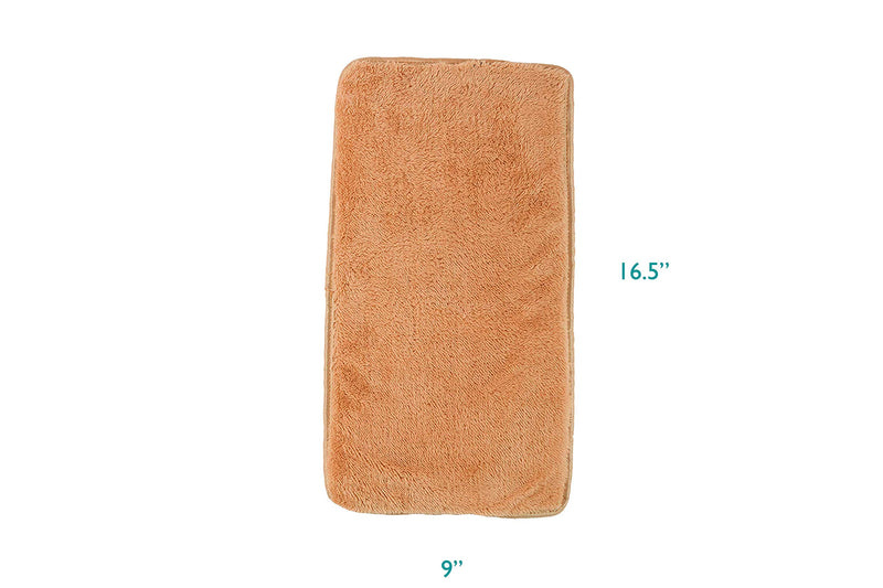 [Australia] - Pet Kennel Pads Pack of 2 Soft Replacement Inserts for Pet Travel Carriers & Pet Beds Highly Absorbent Liners for Sleeping & Traveling Washable Padded Covers for Cats & Dogs (Beige 2 Pack) 