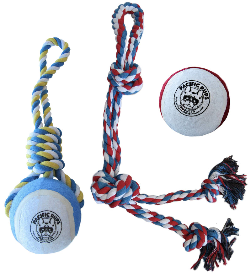 [Australia] - DOG TOYS FOR LARGE DOGS - SUPPORTS NON-PROFIT DOG RESCUE - DOG ROPE TOYS - INTERACTIVE LARGE DOG TOYS FOR BOREDOM - GIANT ROPE TOYS FOR LARGE BREEDS - TUG TOYS FOR XL DOGS - GIANT FETCH TENNIS BALL 