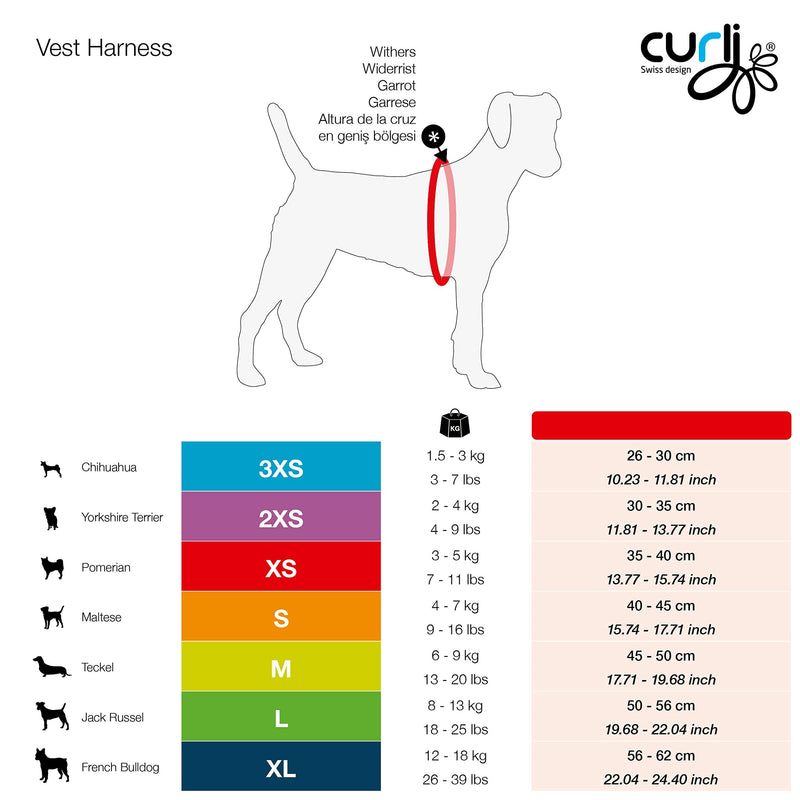 Vest Harness Merino Black S - PawsPlanet Australia