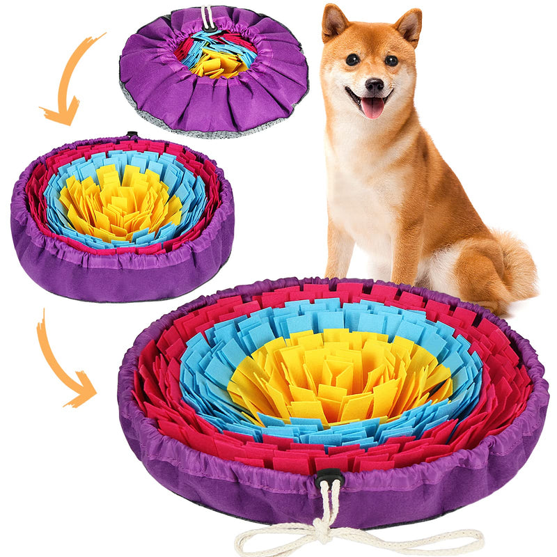 Vivifying Snuffle Mat for Dogs, Interactive Dog Enrichment Toys for Boredom and Mental Stimulation, Adjustable Dog Sniff Mat for Slow Eating and Keep Busy - PawsPlanet Australia