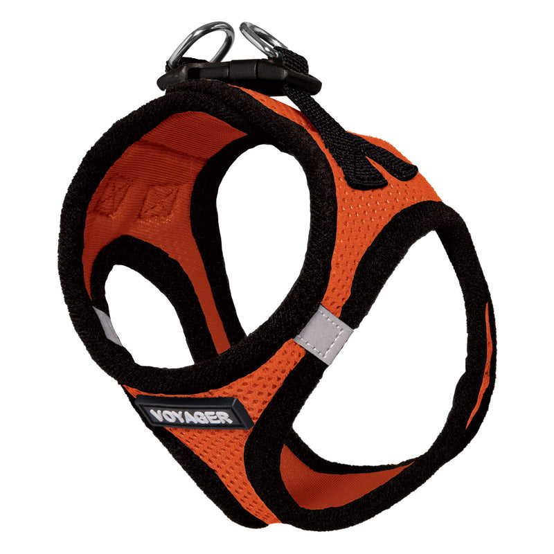 Voyager Step-in Air Dog Harness - All Weather Mesh, Step in Vest Harness by Best Pet Supplies XS (Chest: 13 - 14.5" ) Orange Base - PawsPlanet Australia