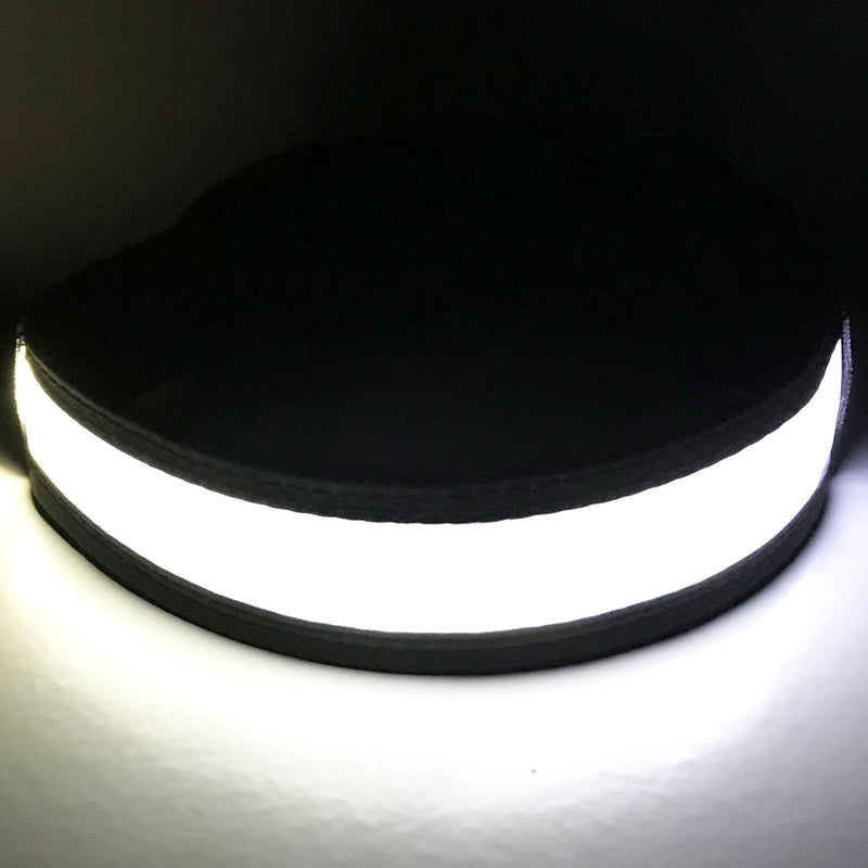Super Bright USB Rechargeable LED Dog Safety Collar - Great Visibility & Improved Safety - 7 Colours, 5 Sizes (Black & White, X-Small) X-Small ( 20cm - 30cm / 7.87" - 11.8" ) Black & White - PawsPlanet Australia