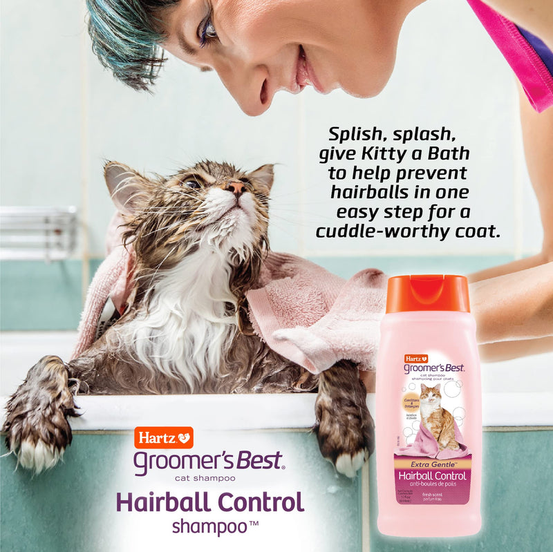 Hartz Groomer's Best Hairball Control Cat Shampoo - PawsPlanet Australia