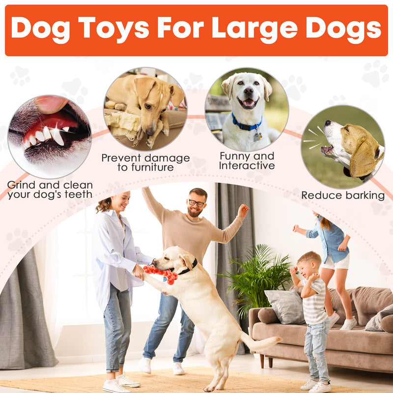 WOWBALA dog toy indestructible for aggressive chewing: chew toy robust dog toy for large dogs - toy dog for large medium dogs - PawsPlanet Australia