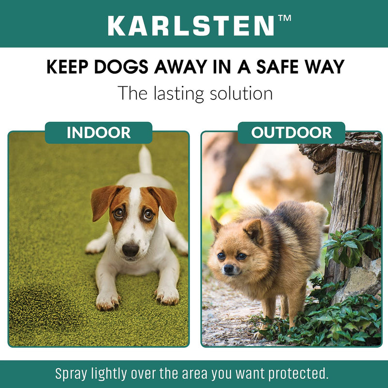 Karlsten Dog Deterrent Spray Anti Fouling Training Spray & Dog Repellent Spray Stops Dogs Fouling Your Garden 1 Litre - PawsPlanet Australia