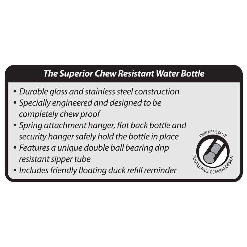 [Australia] - Kaytee Chew Proof Water Bottle, 6 Oz. 6-Ounce 