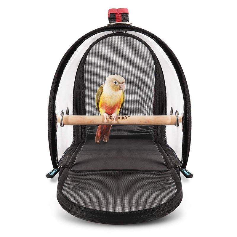 Colorday Lightweight Bird Carrier, Bird Travel cage Parrot (Medium 16 x 9 x 11, Red) Patent Pending Medium 16 x 9 x 11" - PawsPlanet Australia