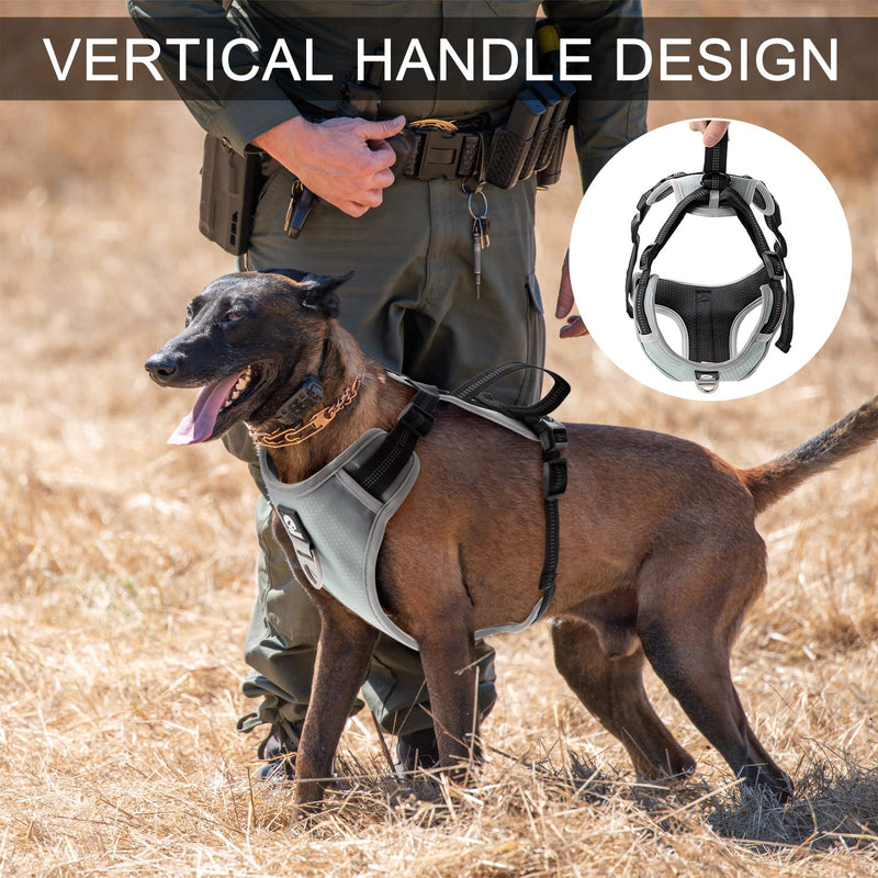 Dog Harness for Medium and Large Dogs Anti Pull Chest Harness Adjustable No Pull Safety Harness for Daily Training, Walking, Running - PawsPlanet Australia