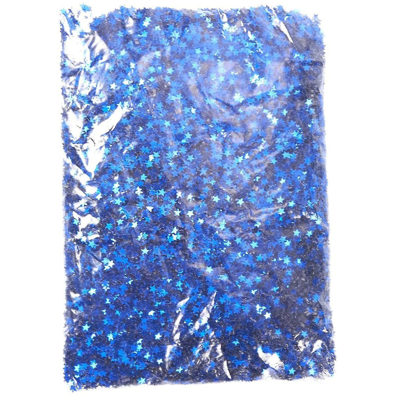 7oz Star Confetti Glitter Star Table Confetti Metallic Foil Stars Sequin for DIY Crafts, Party, Wedding and Home Decoration - Blue - PawsPlanet Australia