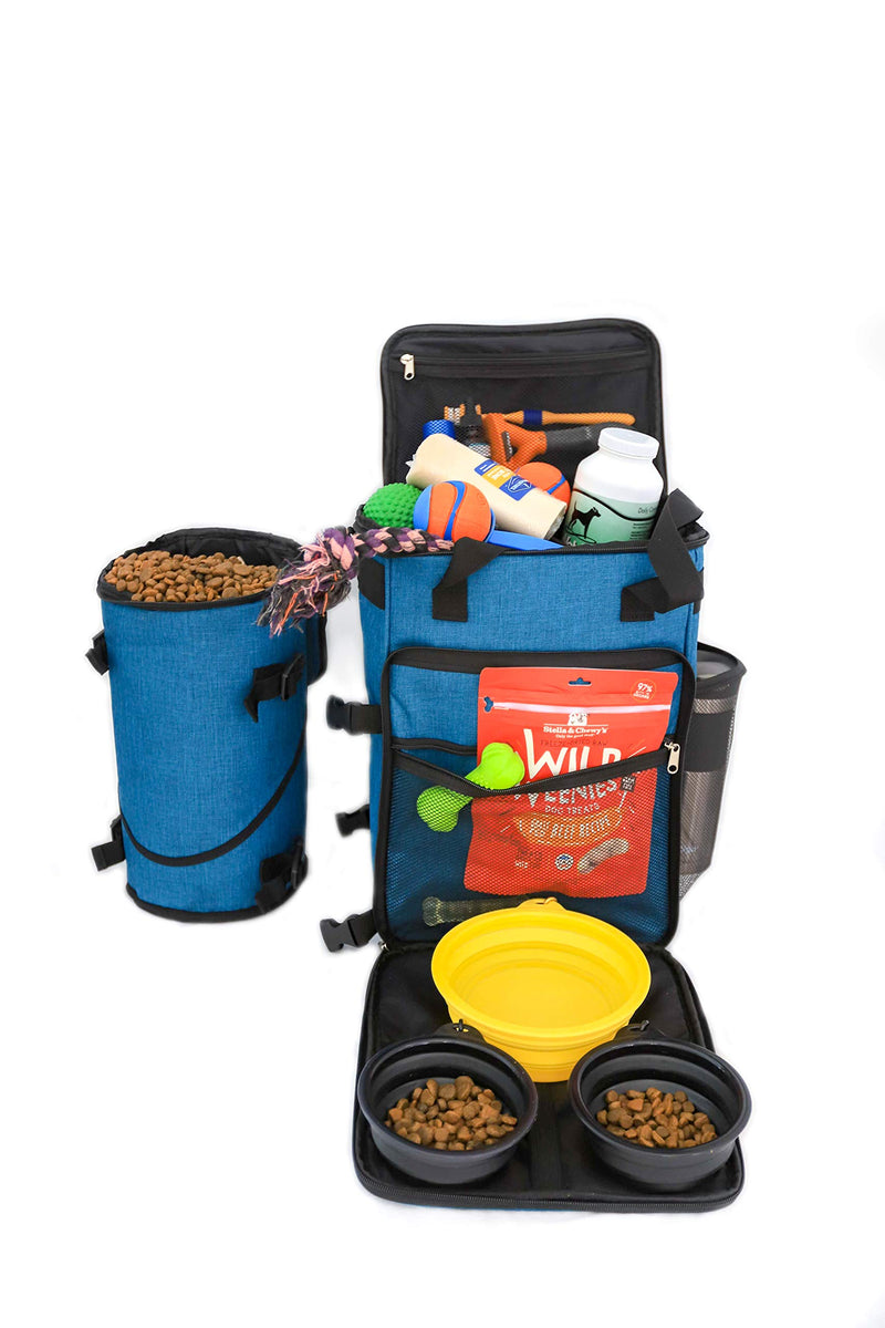[Australia] - Comfortable Pet Travel Bag Dogs, Cats, and Many Others - Large - Washable - Foldable and Water Resistant Bag for Travel and Outdoors - Includes 3 Silicone Bowls for Food and Water 