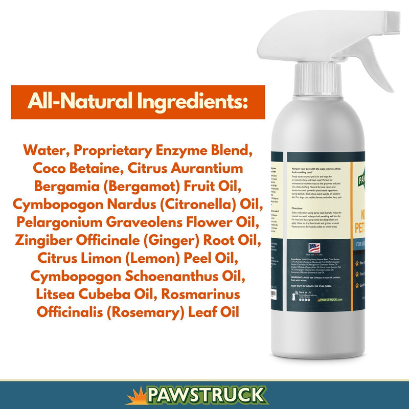 [Australia] - Shampoo for Dogs | Natural & Made in USA | Safe & Effective for Puppies & Pets | Powerful to Clean, Bathe, Freshen, Remove Odors Dry Shampoo 