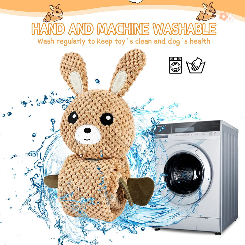 FWLWTWSS Intelligence toy for dogs, dog toy snuff, squeaker, interactive dog toy, dog toy intelligence for stress relief, boredom, for food instinct training rabbit - PawsPlanet Australia