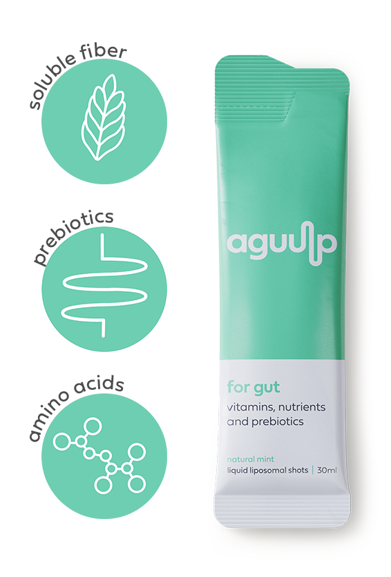 Aguulp for Gut 7 Pack - Prebiotic Supplement for Gut Health, Including a Powerful Blend of Soluble Fibre, prebiotics (Inulin, GOS, FOS), Vitamins and Amino-acids. - PawsPlanet Australia