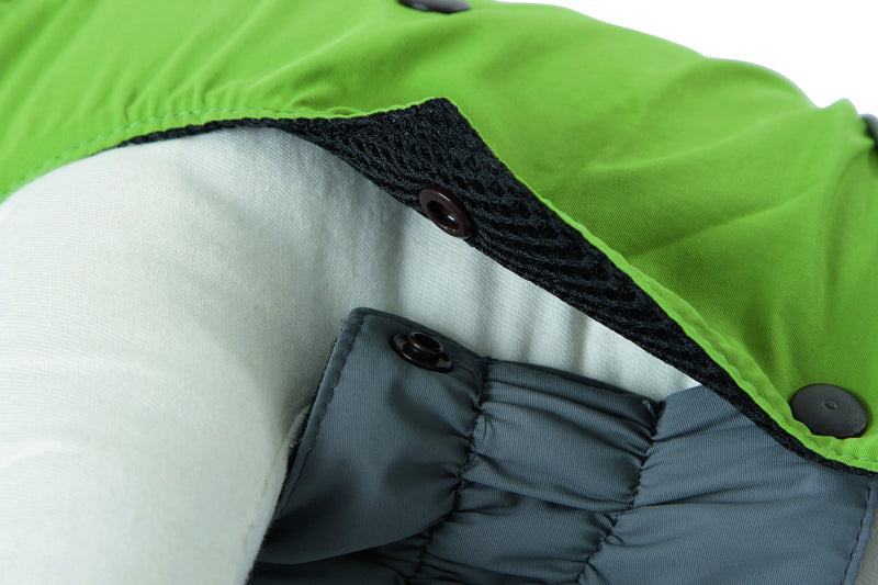 Kerbl Outdoor Dog Coat Vancouver, 45 cm, Green/Grey 40 cm - PawsPlanet Australia