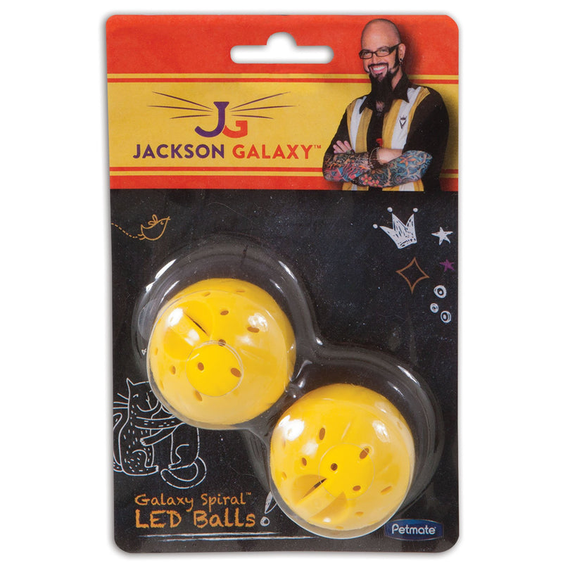 [Australia] - Petmate Jackson Galaxy Spiral LED Ball 6.0000 X 4.0000 X 1.6000 