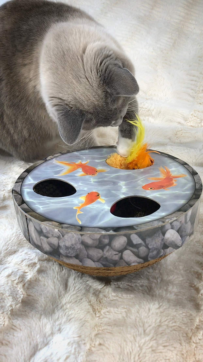 [Australia] - Petstages Hide & Seek Wobble Pond Interactive Cat Toy 