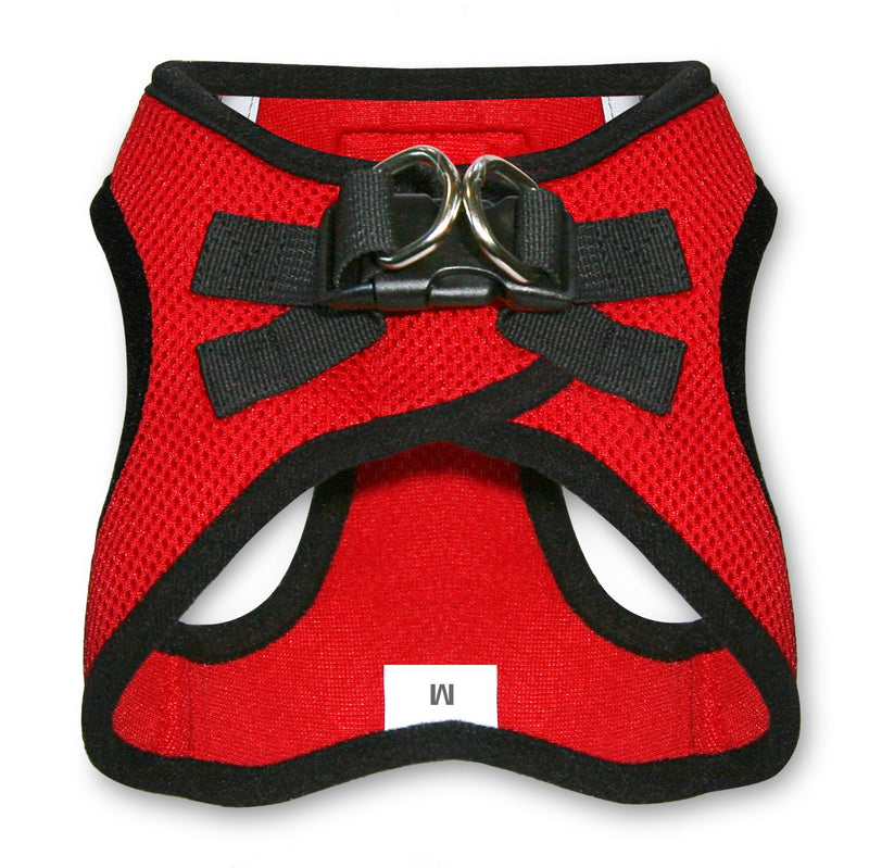 Voyager Step-in Air Dog Harness - All Weather Mesh Step in Vest Harness for Small and Medium Dogs by Best Pet Supplies M (Chest: 16 - 18") Red Base - PawsPlanet Australia