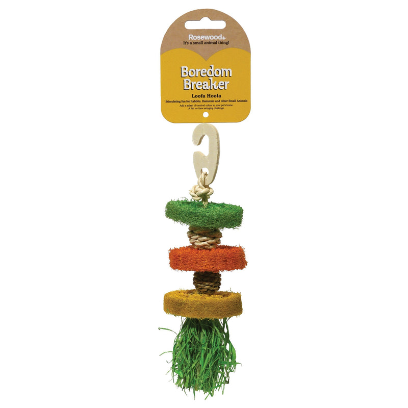 Rosewood Boredom Breaker Loofa Hoola for Small Animals, clear - PawsPlanet Australia