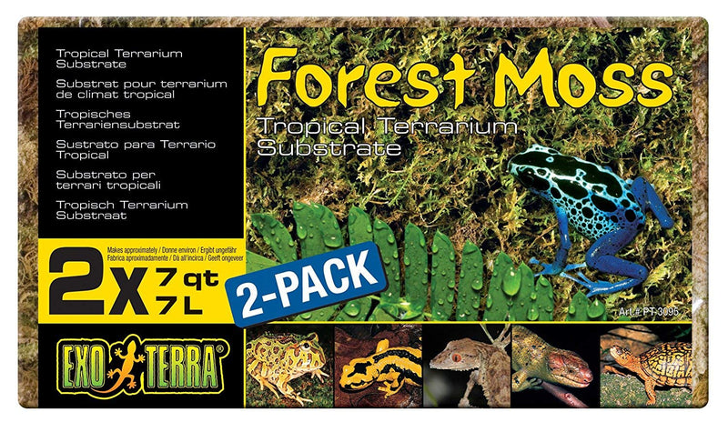 Forest Plume Moss, 7 Quarts, 2-Pack Limited Edition - PawsPlanet Australia