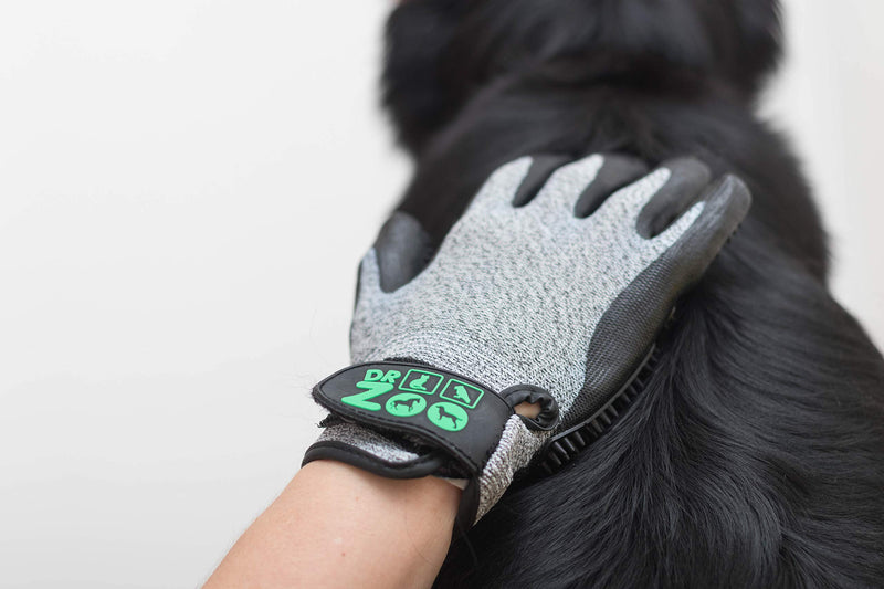 DR Zoo Gr. S pair of grooming gloves for grooming - gloves for dogs and cats - PawsPlanet Australia