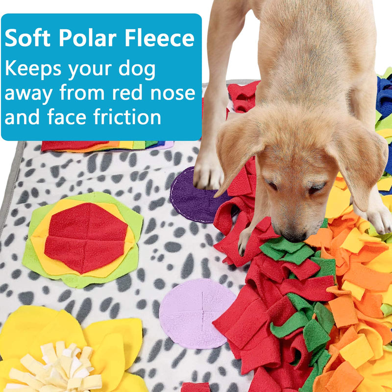 SCHITEC Snuffle Mat for Dogs, Nosework Feeding Blanket Sniffing Pad for Interactive Games, Foraging Puzzle Enrichment Toys for Large Small Medium Pets - PawsPlanet Australia