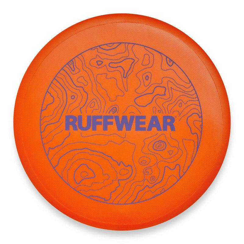 RUFFWEAR, Camp Flyer Dog Toy, Lightweight and Flexible Disc for Fetch Mandarin Orange - PawsPlanet Australia