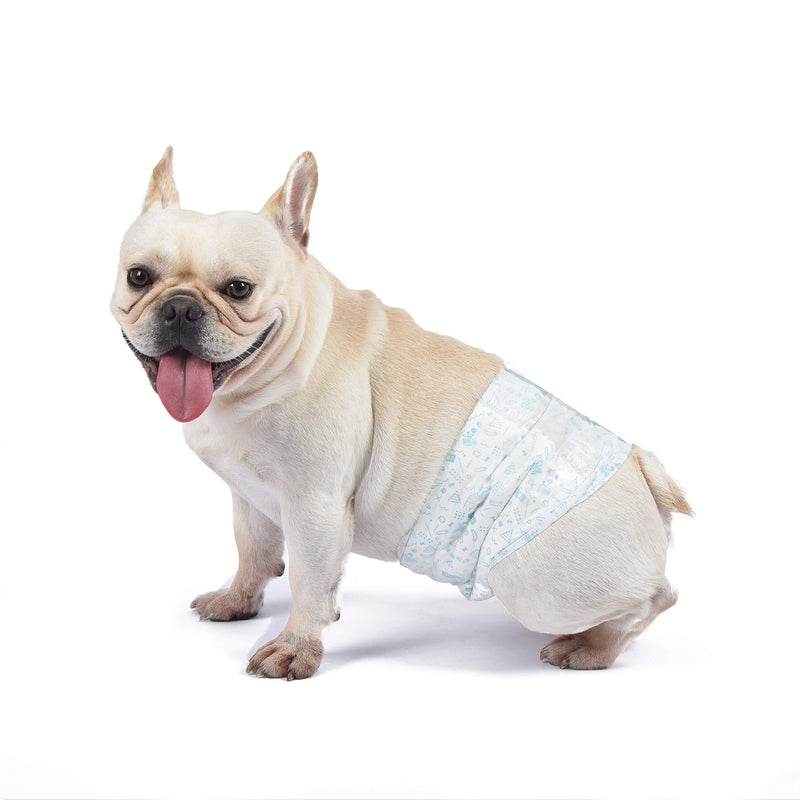 Wags & Wiggles Dog Diapers - Doggie Diapers for Female Dogs and Male Dogs-Doggy Diapers from Wags and Wiggles-Disposable Dog Diapers for All Sized Dogs, Diapers for Pets, Dog Wraps Large Male Dog Wraps - PawsPlanet Australia
