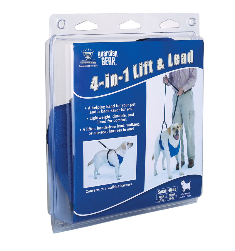 [Australia] - Guardian Gear Nylon Lift and Lead 4-in-1 Dog Harness l Blue 