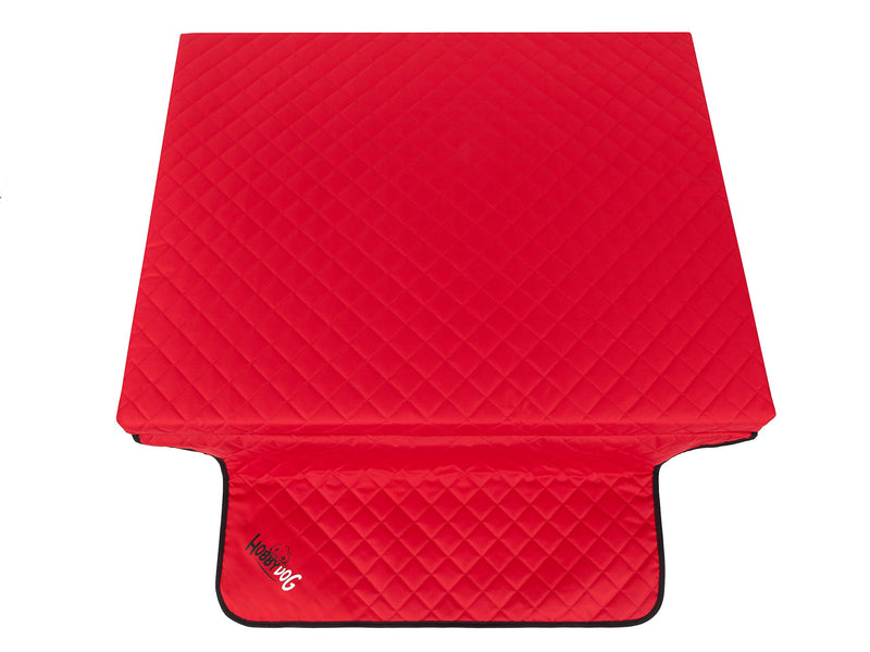 Hobbydog R4 Light Dog Mattress/Bed/Sofa Suitable for Trunks, 110 x 100 cm, Red - PawsPlanet Australia