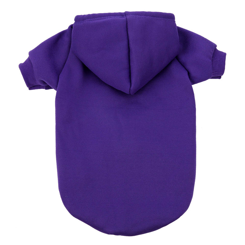 Blank Dog Sweatshirt Pet Hoodie for Dogs Doggie Clothes Small Purple - PawsPlanet Australia