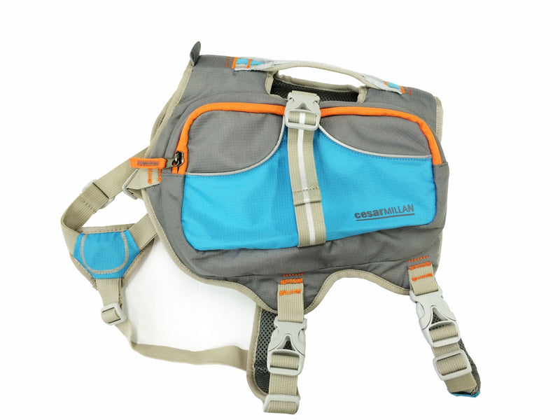 Cesar Millan Dog Backpack (Small, Blue) Small - PawsPlanet Australia