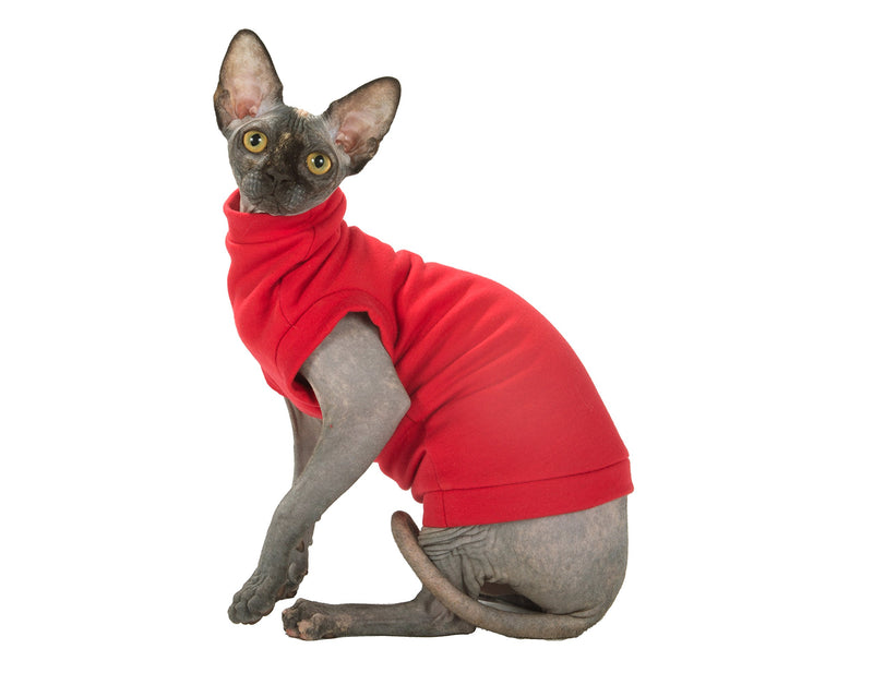 Kotomoda cat wear turtleneck maxi Winter In Red (XL) XL - PawsPlanet Australia