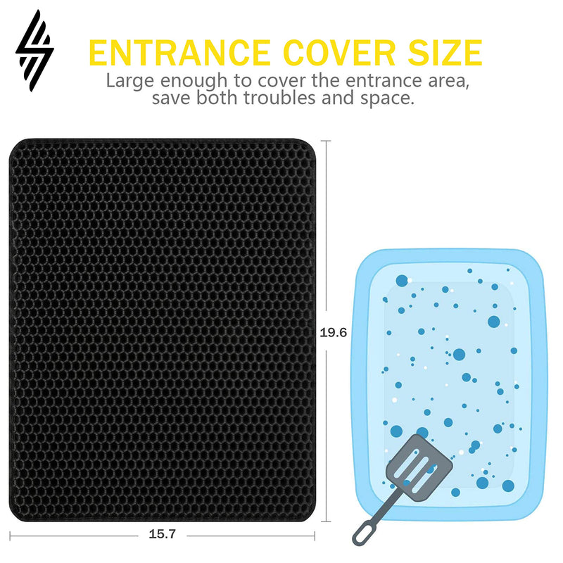 [Australia] - Litter Mat Blackhole Cat Litter Mat - Litter Trap 