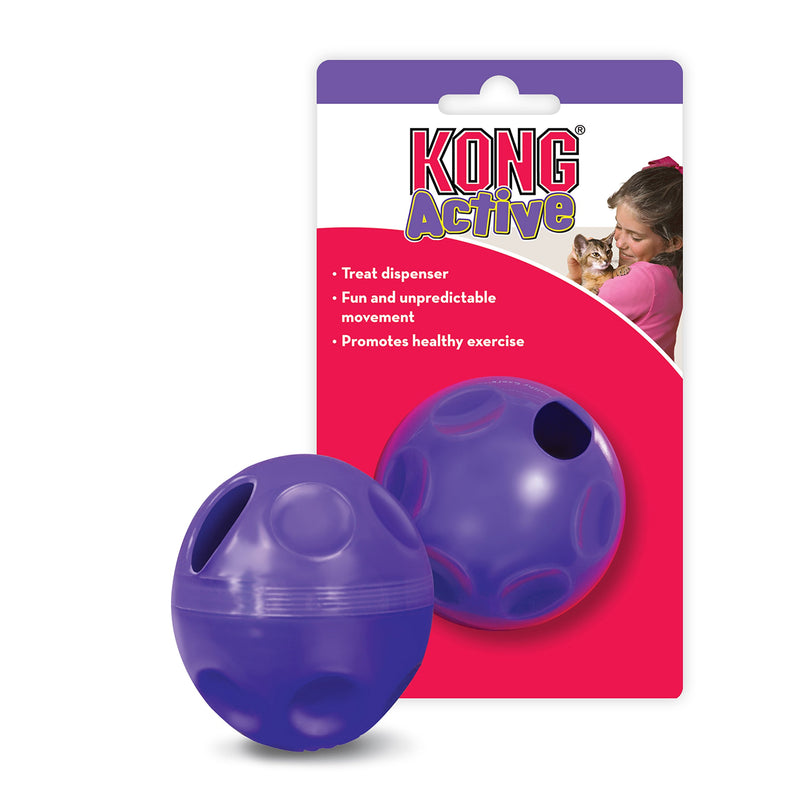 KONG - Treat Ball - Interactive Treat Dispensing Cat Toy - PawsPlanet Australia