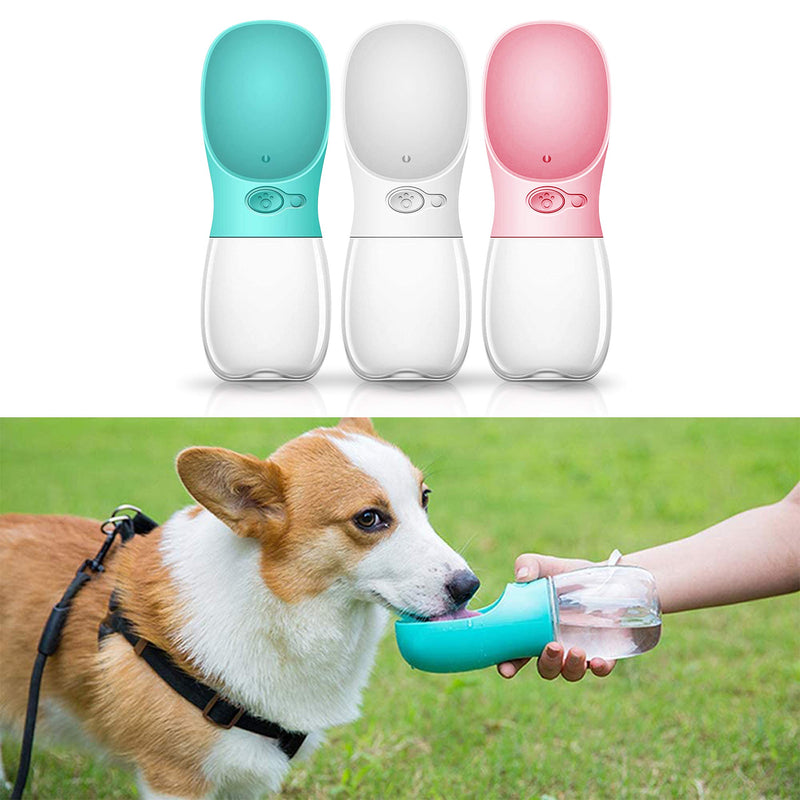 Pet Essentials Dog Water Bottles – Leakproof Travel Pet Water Bottle – Portable Bottle for Dogs and Cats – Premium Pet Bowl Dispenser Small Rosé Pink - PawsPlanet Australia