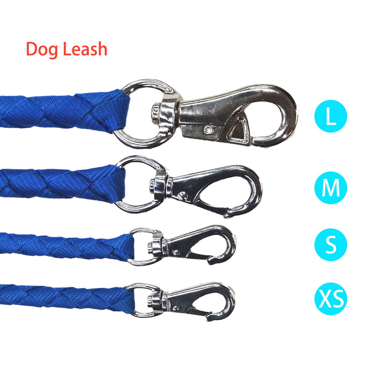 Dog Harness and Leash Set with Collar - Heavy Duty & Adjustable Basic Harness for Small Medium and Large Dogs XS(Neck 11-13 in, Chest 11-17 in) - PawsPlanet Australia