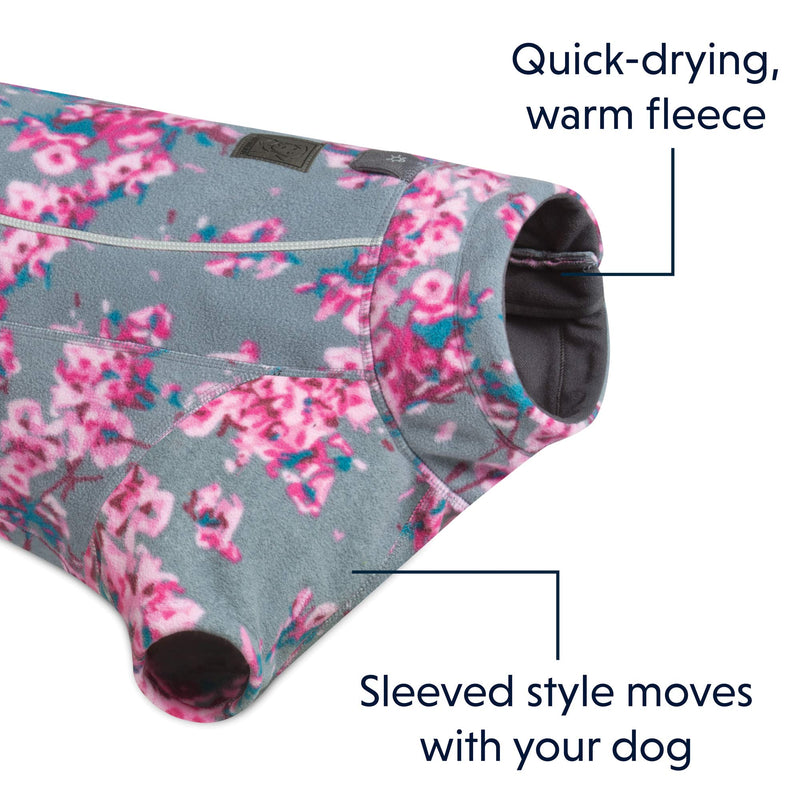 RUFFWEAR, Climate Changer Quick Drying, Breathable Fleece Jacket for Dogs XX-Small Blossom - PawsPlanet Australia