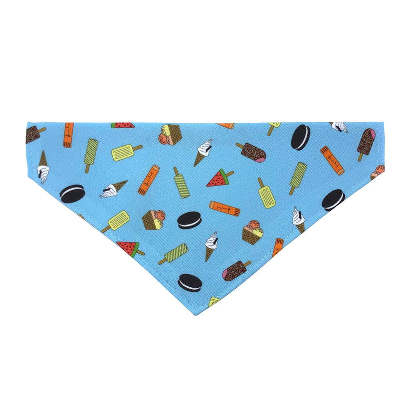 Summer Ice Cream Double Sided Slip-On Pet Bandana for Dogs, Cats and Rabbits (X-Small) XS - PawsPlanet Australia