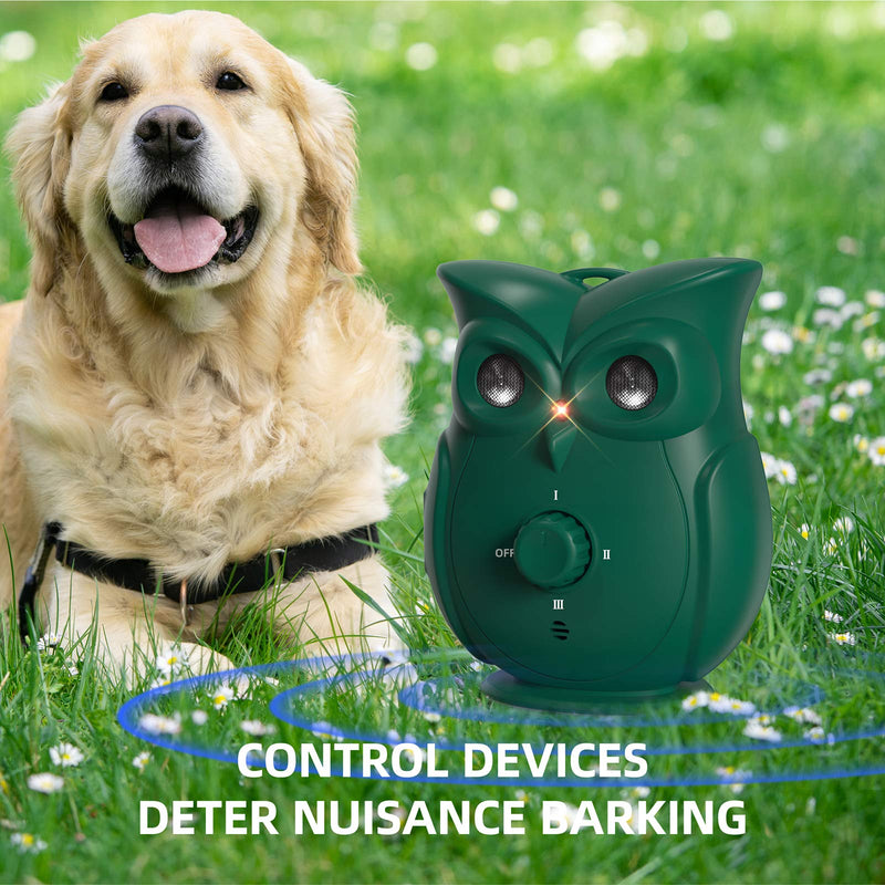 yeuk Bark Control Device, 2021 Upgraded Mini Bark Deterrents, Outdoor Anti Barking Ultrasonic Dog Bark Control Devices with 3 Frequency Levels - PawsPlanet Australia