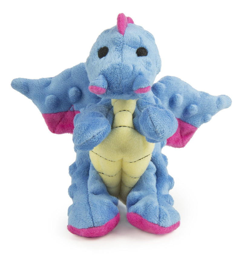 [Australia] - goDog Periwinkle Dragons Dog Toy Small Perwinkle 