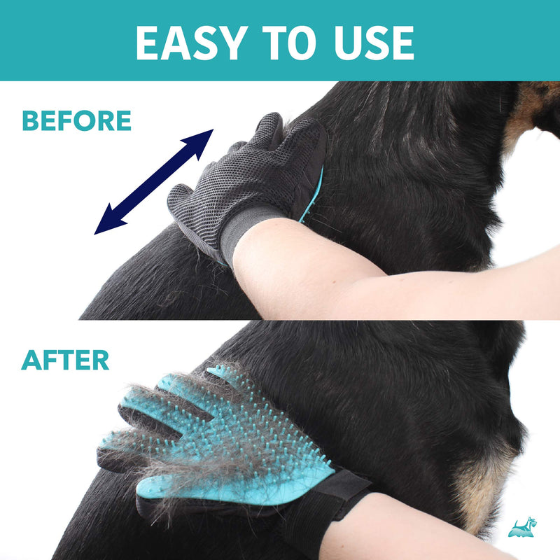 [Australia] - Groomist Dog Brushes and Grooming Tools for All Dogs and Puppies | Dog Brushes For Shedding and Detangling, Dog Nail Clippers, Dog Grooming Gloves | Available in Multiple Sizes Grooming Gloves (pair) Pair 