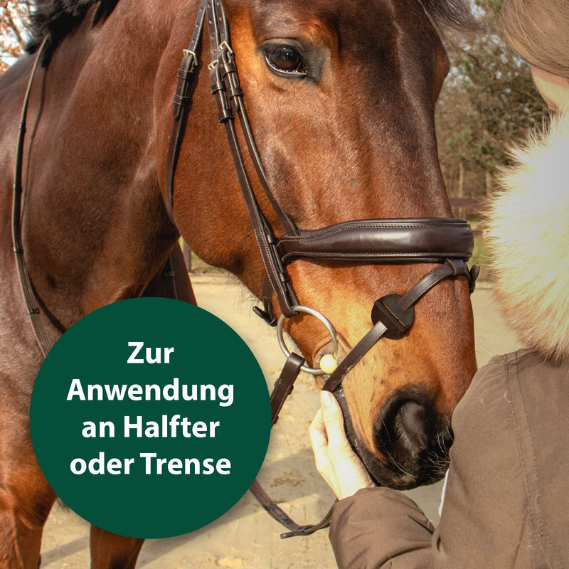 Equisept Calming Medallion Pack of 2 Innovative solution for calming horses With valerian & lavender Easy to attach to halter or bridle Naturally calming effect for up to 4 weeks - PawsPlanet Australia