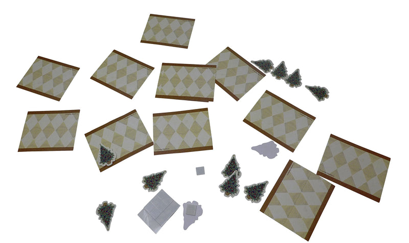 J&J'S TOYSCAPE 12 Pcs Christmas Tree Tent Card | Place Cards Message Memo Board, Food Table Number, Name Signs, Tableware Decorations, Holiday Christmas Party Supplies - PawsPlanet Australia