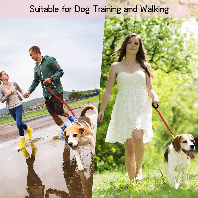 HAPPY HACHI Dog Training Lead with Padded Handle Strong Long Rope Nylon Webbing Recall Obedience Line Leash for Pet (16m/52ft, Red) 16m/52ft - PawsPlanet Australia