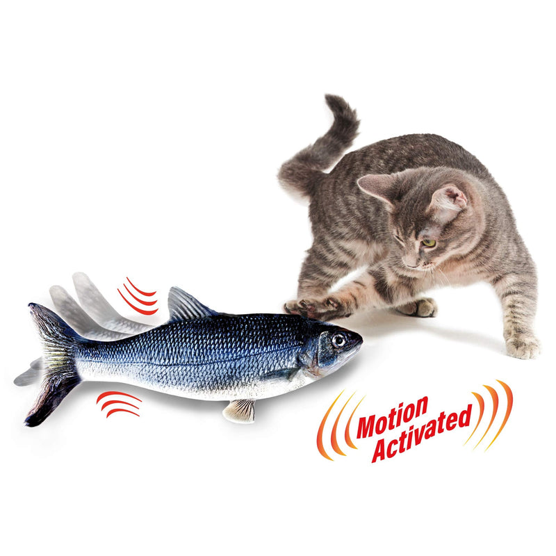 Ontel Flippity Fish Cat Toy Pack of 1 - PawsPlanet Australia